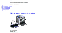 Desktop Screenshot of hp-druckerpatronen.com