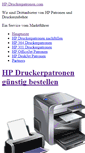 Mobile Screenshot of hp-druckerpatronen.com